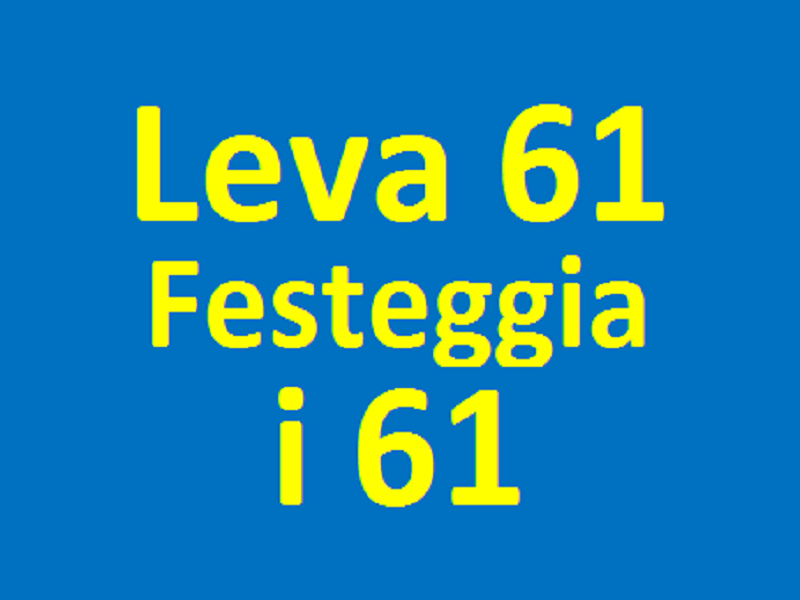 Leva 61 festeggia i 61