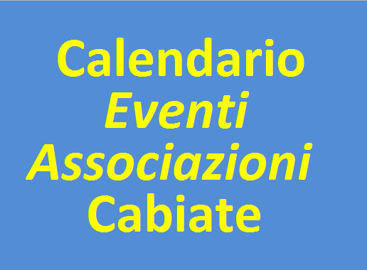 Calendario Eventi di Cabiate  2024