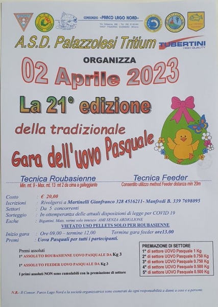 2 Aprile Gara dell´uovo pasquale