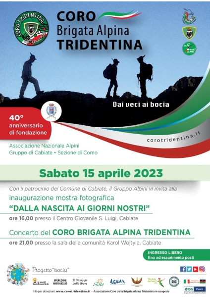 15 Aprile 2023 40° Anniversario Gruppo Alpini Cabiate 15 Aprile 2023 40° Anniversario Gruppo Alpini Cabiate