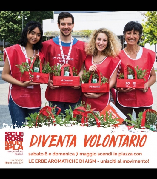 6 e 7 Maggio - AISM - Volontari per Banchetto raccolta fondi