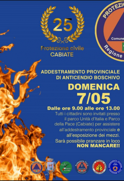 7 maggio - 25° Protezione Civile Cabiate