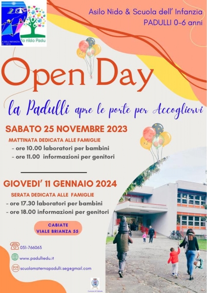 Open Day Scuola materna Padulli