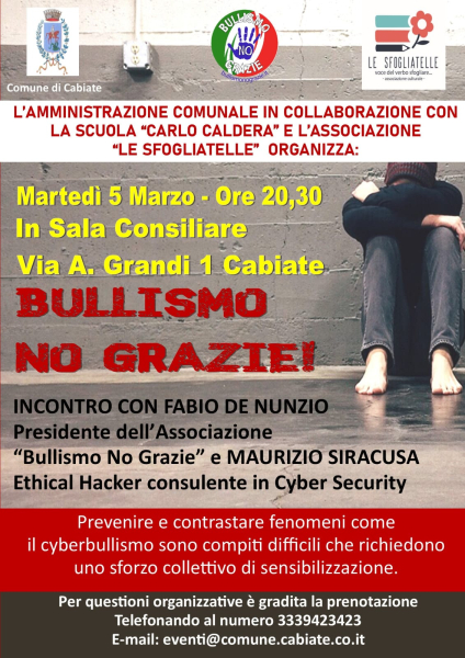 Incontro: Bullismo No Grazie!