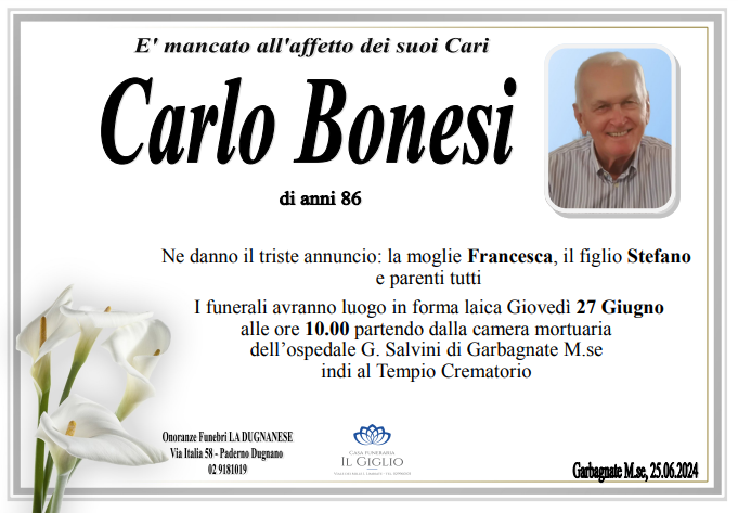 Carlo Bonesi Carlo Bonesi