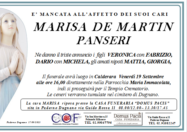 Marisa De Martin Panseri